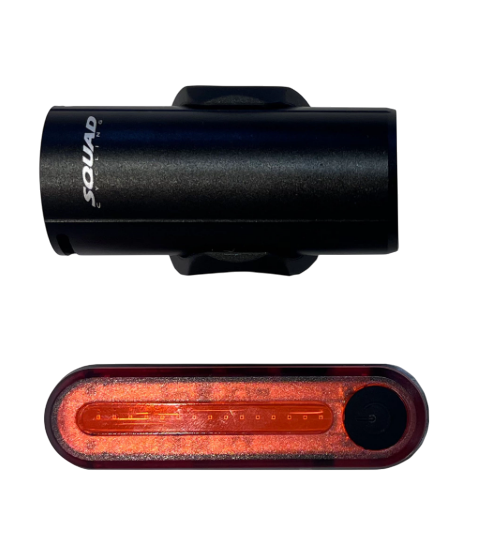 SET DE LUZ DELANTERA Y TRASERA SQUAD SQU111