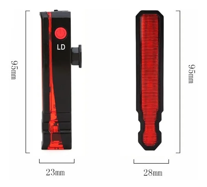 LUZ TRASERA LED DRN SPIDER